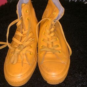 Yellow Rubber Converse (rubber honey)
